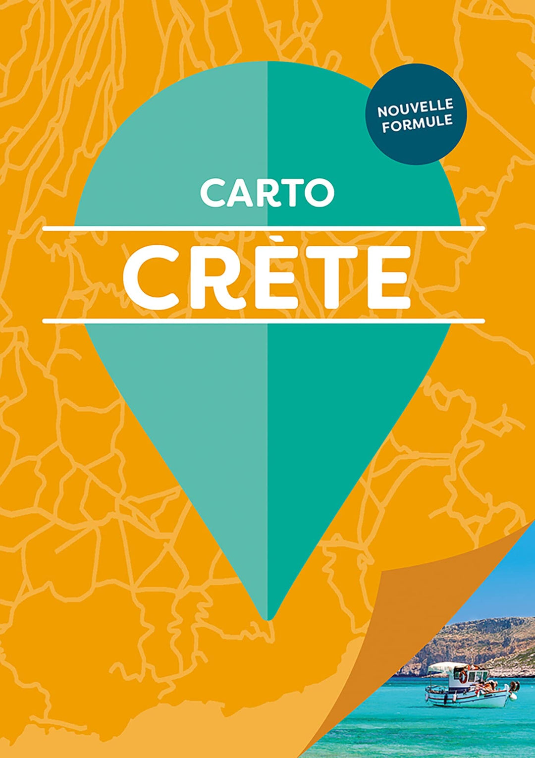 Carnet de poche de cartes détaillées - Crète | Cartoville carte pliée Gallimard 