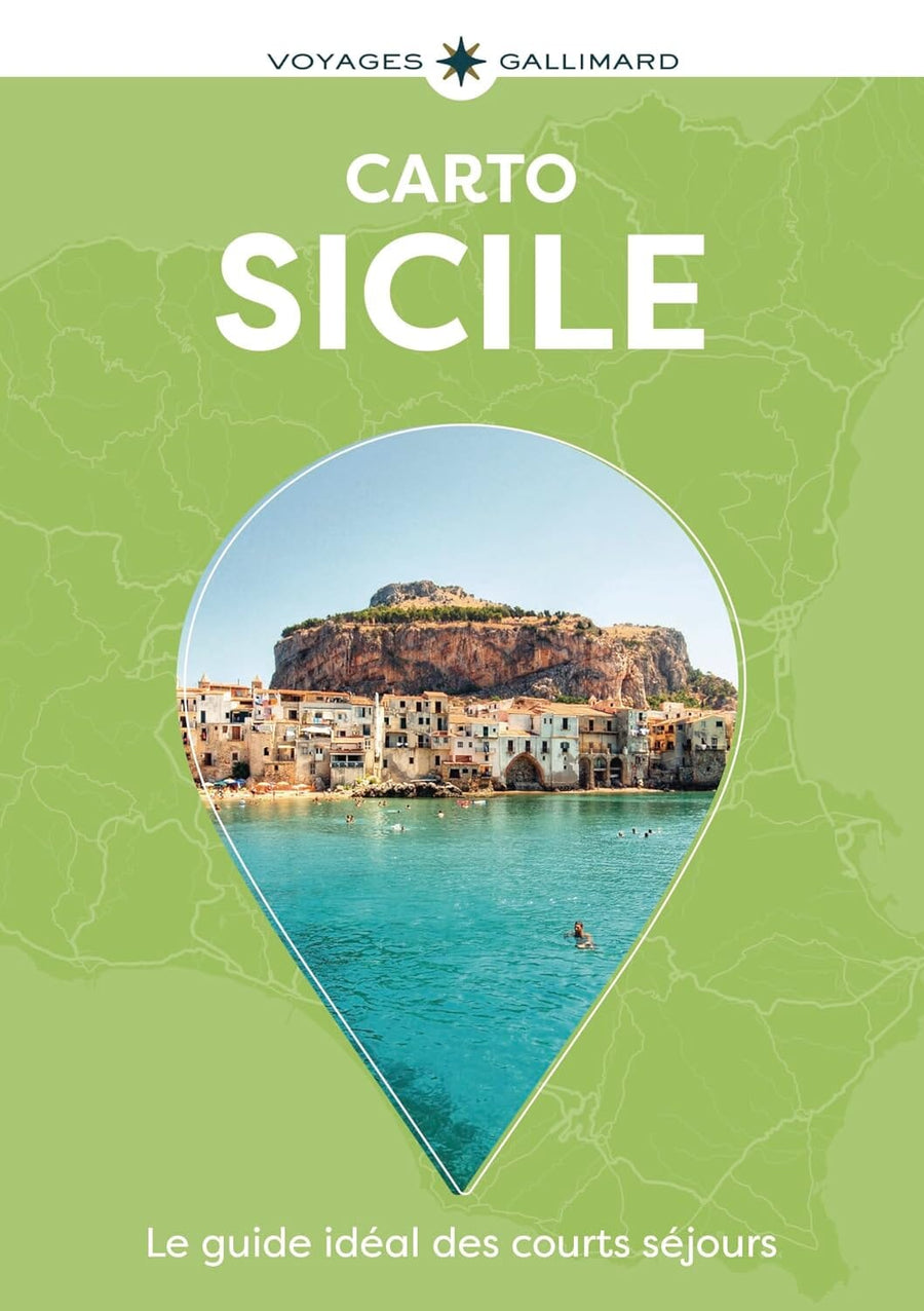 Carnet de poche de cartes détaillées - Sicile | Cartoville carte pliée Gallimard 
