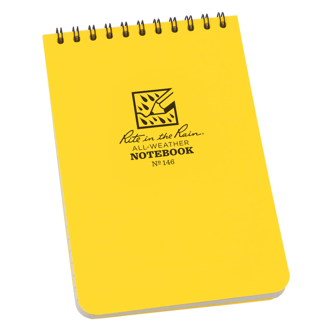Carnet de voyage waterproof Rite in the Rain 10x15 cm – Spirale supérieure | Rite in the Rain accessoire de voyage Rite in the Rain 