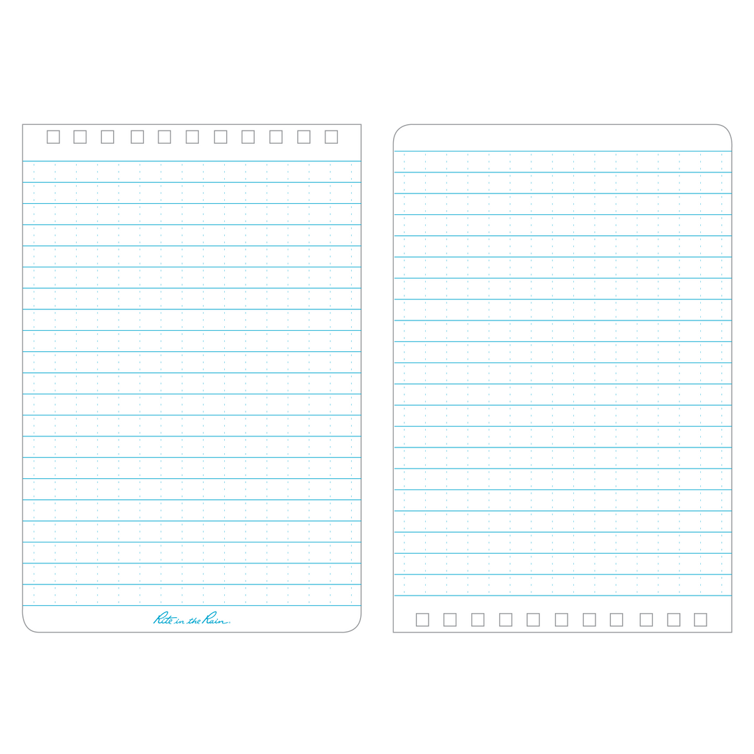 Carnet de voyage waterproof Rite in the Rain 10x15 cm – Spirale supérieure | Rite in the Rain accessoire de voyage Rite in the Rain 