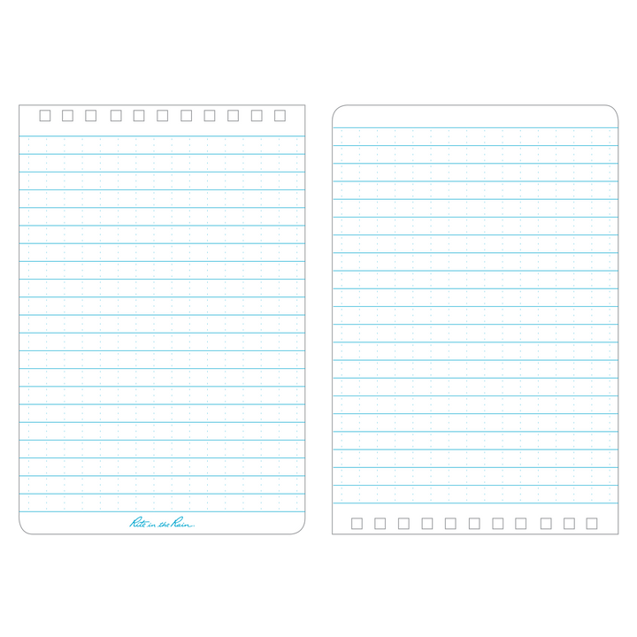 Carnet de voyage waterproof Rite in the Rain 10x15 cm – Spirale supérieure | Rite in the Rain accessoire de voyage Rite in the Rain 
