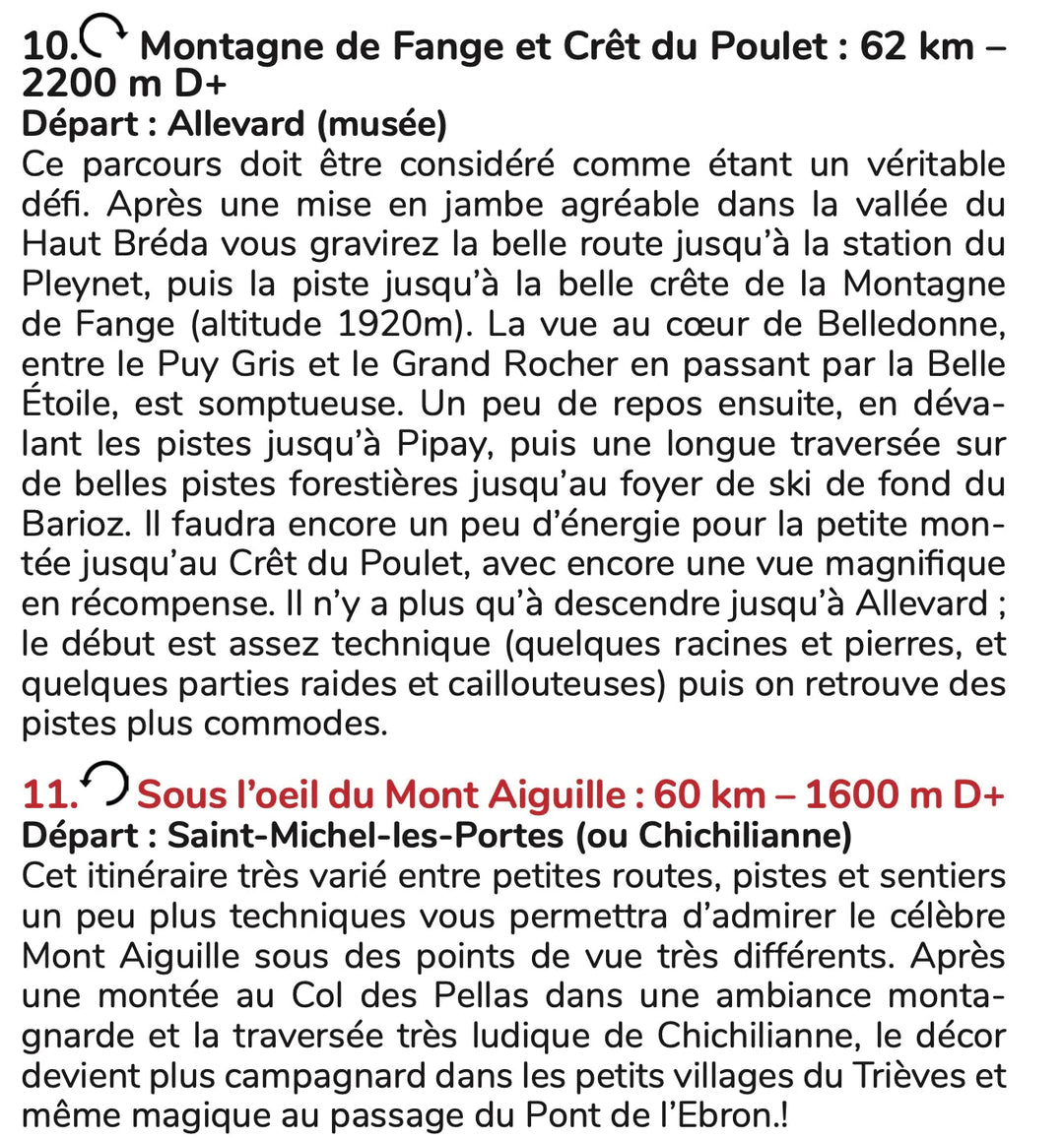 Carte cycliste - Le Gravel en Isère, 30 parcours tous niveaux | VTOPO carte pliée VTOPO 