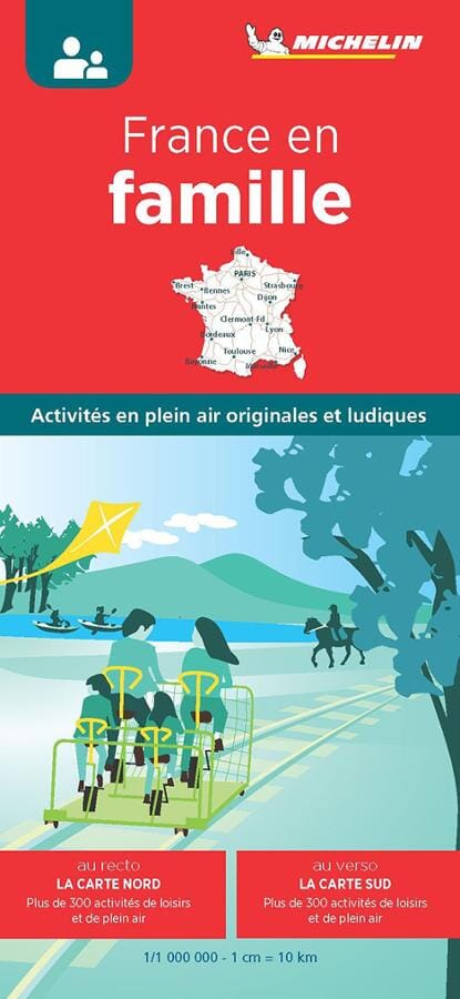 Carte d'activités de plein-air en famille - France | Michelin carte pliée Michelin 