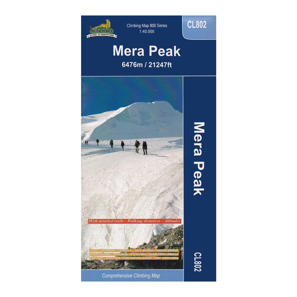 Carte d'ascension du Mera Peak | Himalayan MapHouse Pvt. Ltd. carte pliée Himalayan MapHouse 