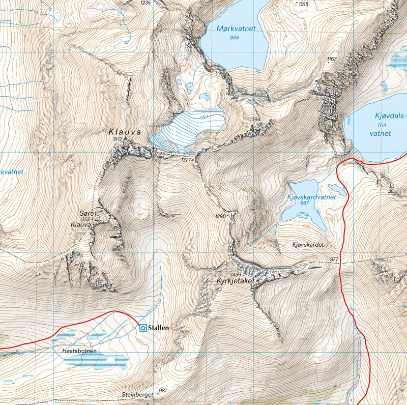 Carte de haute montagne - Romsdalen: Isfjorden & Eresfjord (Norvège) | Calazo - Høyfjellskart carte pliée Calazo 