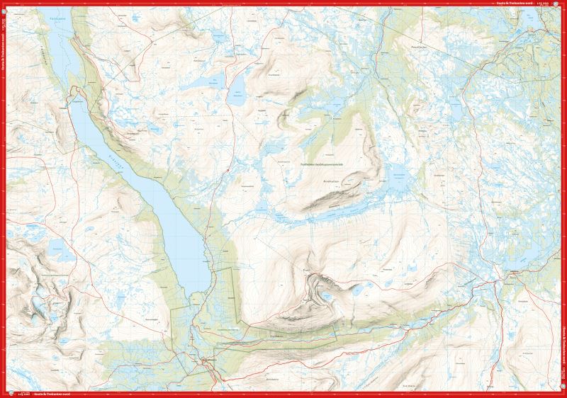 Carte de haute montagne - Trollheimen: Snota & Trekanten (Norvège) | Calazo - Høyfjellskart carte pliée Calazo 