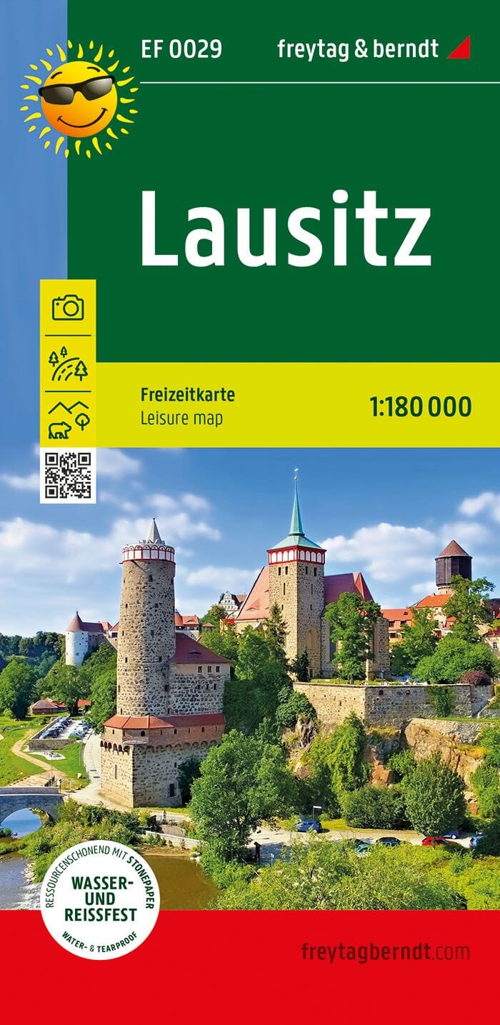 Carte de loisirs - Lausitz | Freytag & Berndt carte pliée Freytag & Berndt 