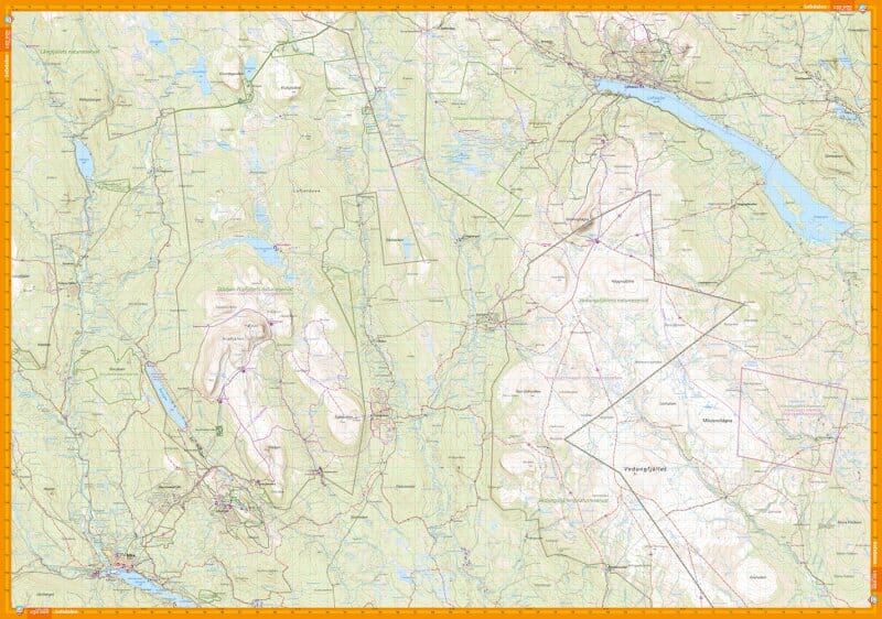 Carte de montagne - Idre & Lofsdalen (Suède) | Calazo - 1/50 000 carte pliée Calazo 
