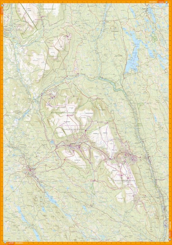 Carte de montagne - Sälen & Fulufjället (Suède) | Calazo - 1/50 000 carte pliée Calazo 
