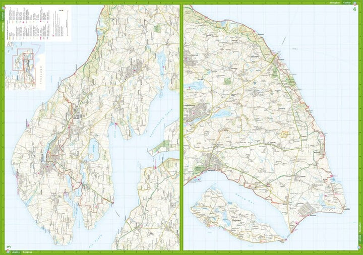 Carte de plein air - Gendarmstien (Danemark) | Calazo carte pliée Calazo 