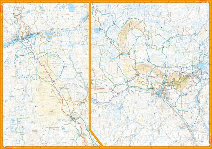 Carte de plein air - Hetta Pallas Ylläs (Finlande) | Calazo carte pliée Calazo 