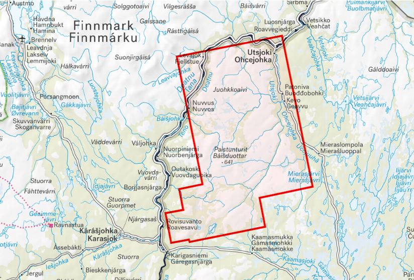 Carte de plein air - Kevo Paistunturit - (Finlande) | Calazo carte pliée Calazo 