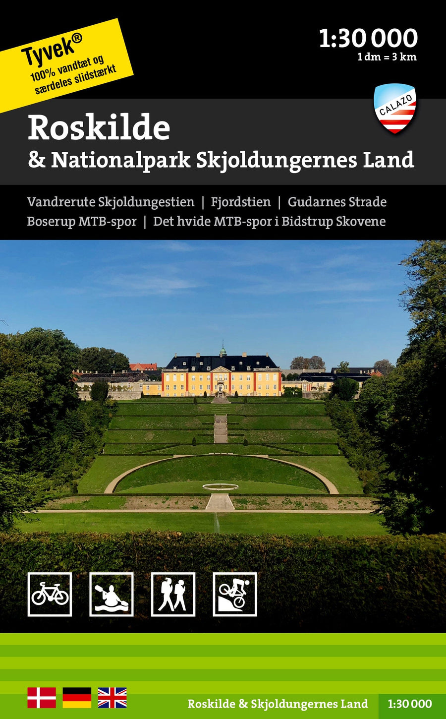 Carte de plein air - Roskilde & Nationalpark Skjoldungernes Land (Danemark) | Calazo carte pliée Calazo 
