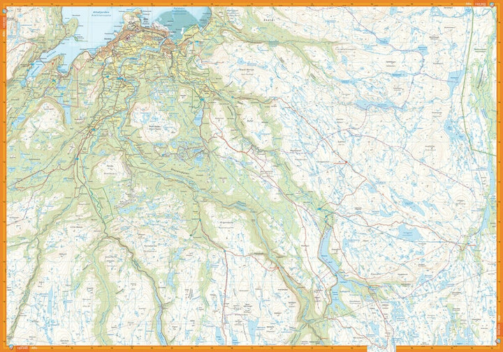 Carte de randonnée - Alta (Norvège) | Calazo - 1/50 000 carte pliée Calazo 