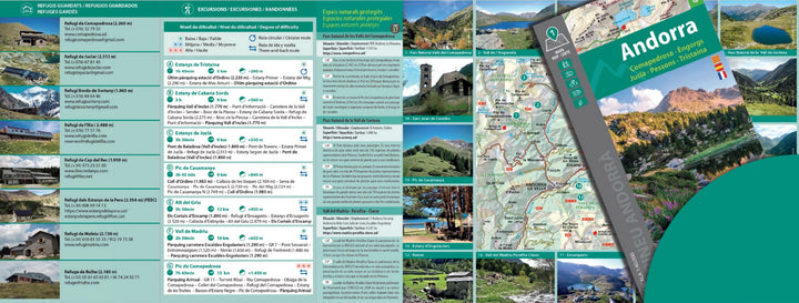 Carte de randonnée - Andorre | Alpina carte pliée Editorial Alpina 