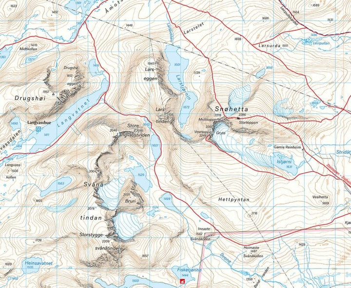 Carte de randonnée - Dovrefjell (Norvège) | Calazo - 1/50 000 carte pliée Calazo 