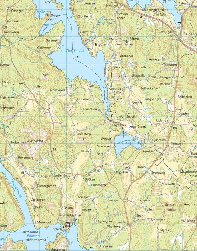 Carte de randonnée et d'activités nautiques - Karlstad & Värmlandsskärgården (Suède) | Calazo - 1/50 000 carte pliée Calazo 