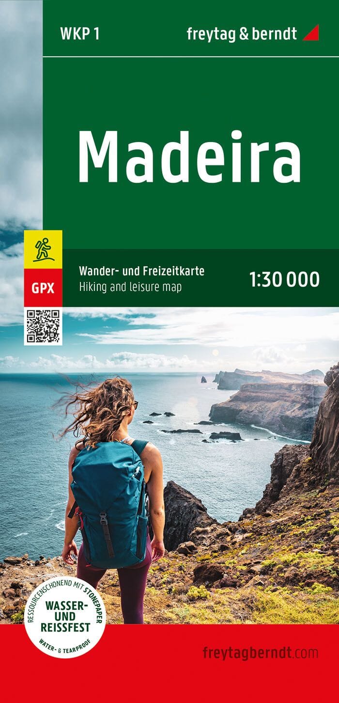 Carte de randonnée - Madère, n° WKP1 | Freytag & Berndt carte pliée Freytag & Berndt 