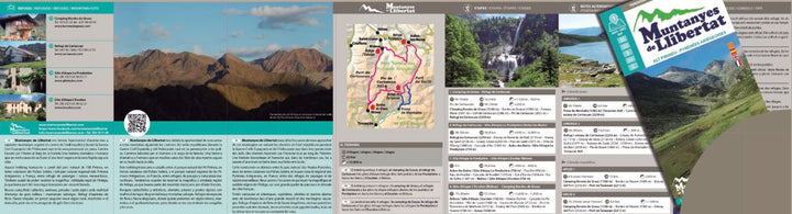 Carte de randonnée - Muntanyes de Llibertat guide + carte Alt Pirineu (Pyrénées, Ariège) | Alpina carte pliée Editorial Alpina 