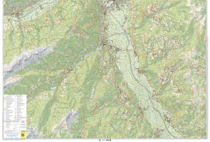 Carte de randonnée n° 11 - Merano e dintorni (Trentin-Haut-Adige, Italie) | Tabacco carte pliée Tabacco 