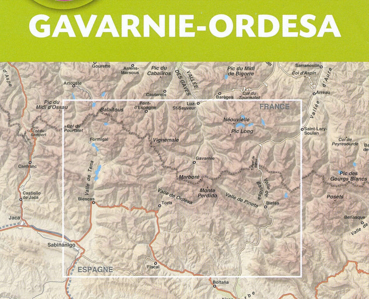 Carte de randonnée n° 12 - Gavarnie & Ordesa (Pyrénées) | Rando Editions carte pliée Rando Editions 