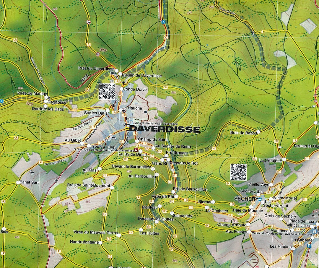 Carte de randonnée n° 18 - Redu, Daverdisse, Porcheresse, Libin | Mini Planet carte de randonnée Mini Planet 