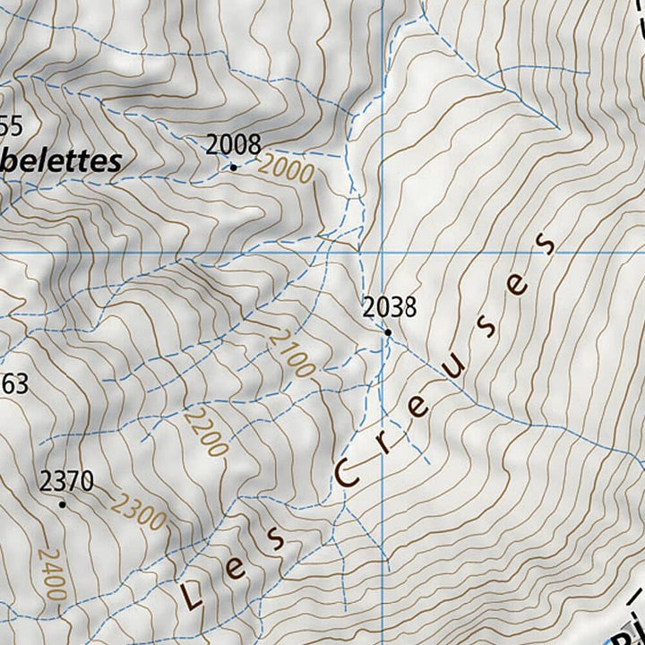 Carte de randonnée n° 4010 - Tour de Mont Blanc (TMB) | National Geographic carte pliée National Geographic 