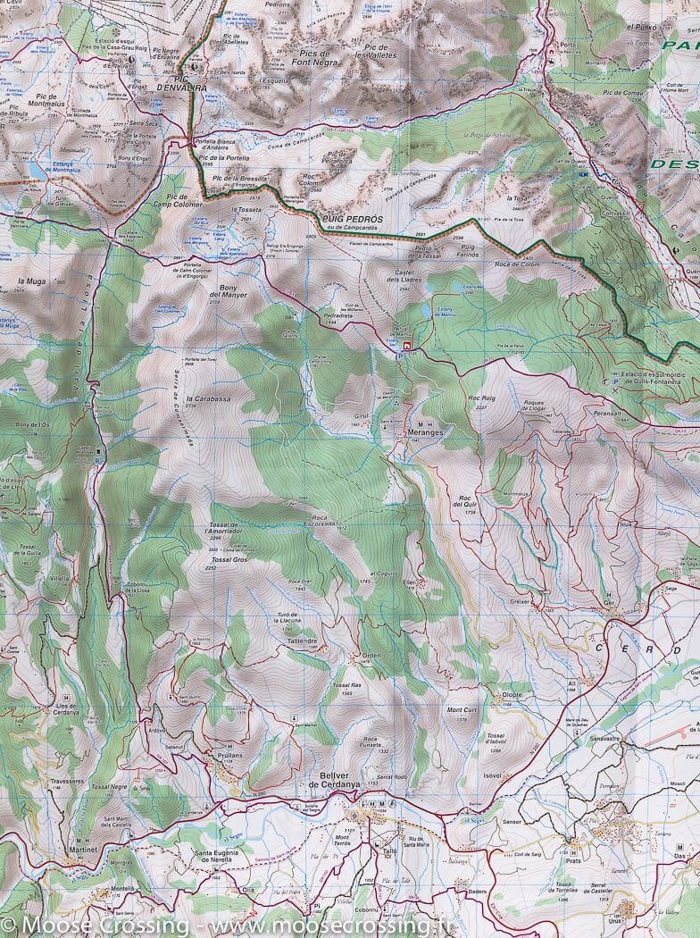 Carte de randonnée n° 8 - Cerdagne et Capcir (Pyrénées Catalanes) | Rando Editions carte pliée Rando Editions 
