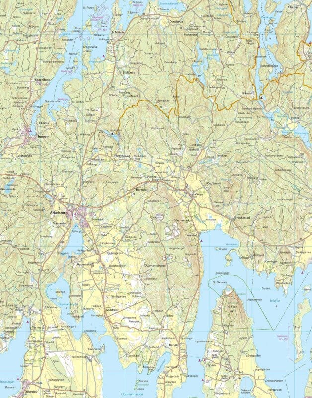 Carte de randonnée - Nordöstra Skåne (Suède) | Calazo carte pliée Calazo 