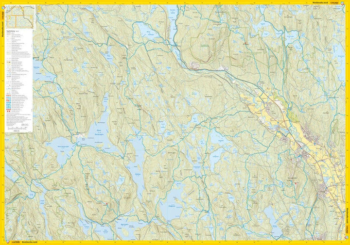 Carte de randonnée - Oslo Nord - Stikart (Norvège) | Calazo carte pliée Calazo 