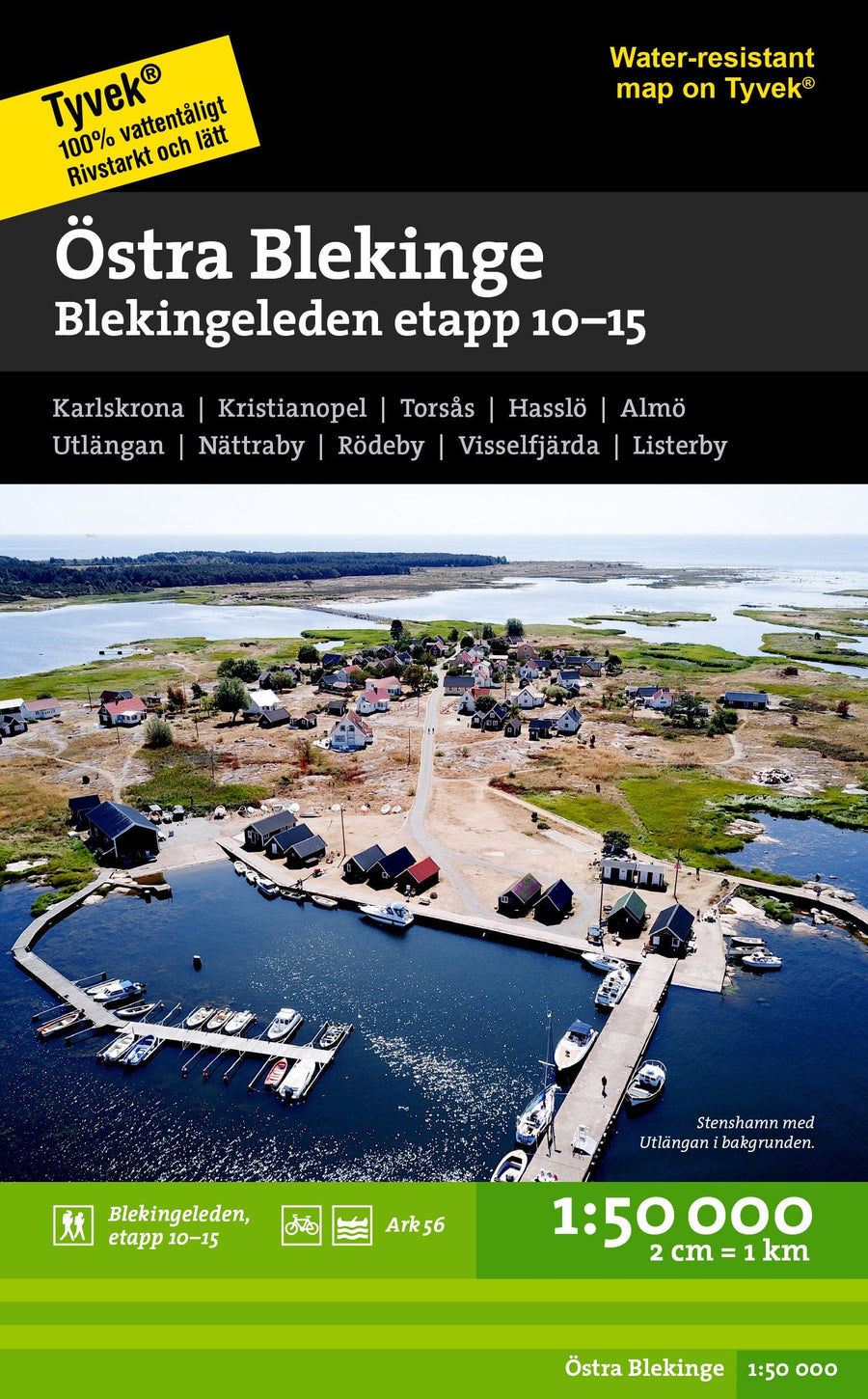 Carte de randonnée - Östra Blekinge (Suède) | Calazo carte pliée Calazo 