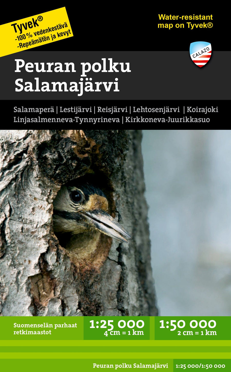 Carte de randonnée - Peuran polku Salamajärvi (Finlande) | Calazo carte pliée Calazo 