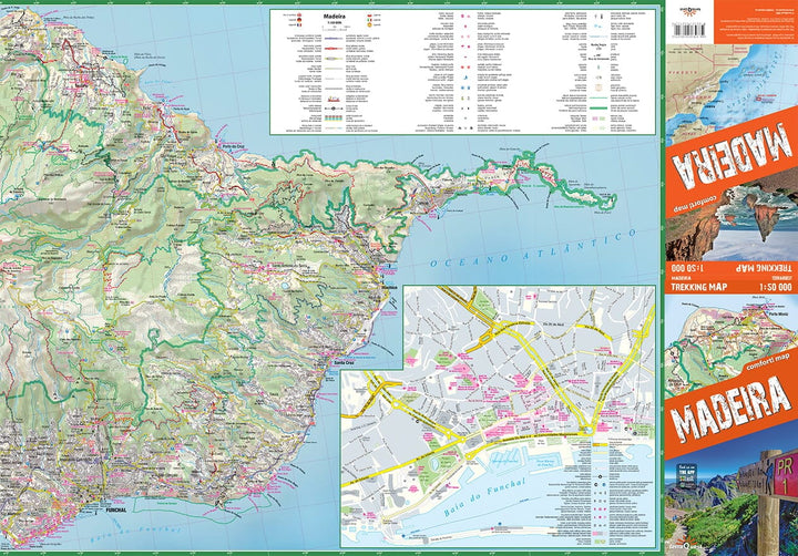 Carte de randonnée plastifiée - Madère (Portugal) | TerraQuest carte pliée Terra Quest 