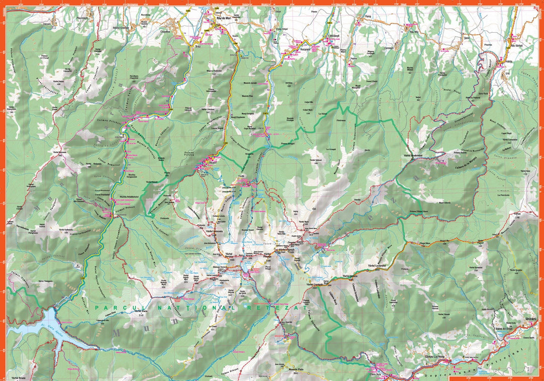 Carte de randonnée plastifiée - Montagnes Retezat (Carpates) | TerraQuest carte pliée Terra Quest 