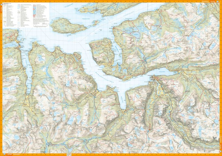 Carte de randonnée - Romsdalen & Eikesdalen (Norvège) | Calazo - 1/50 000 carte pliée Calazo 