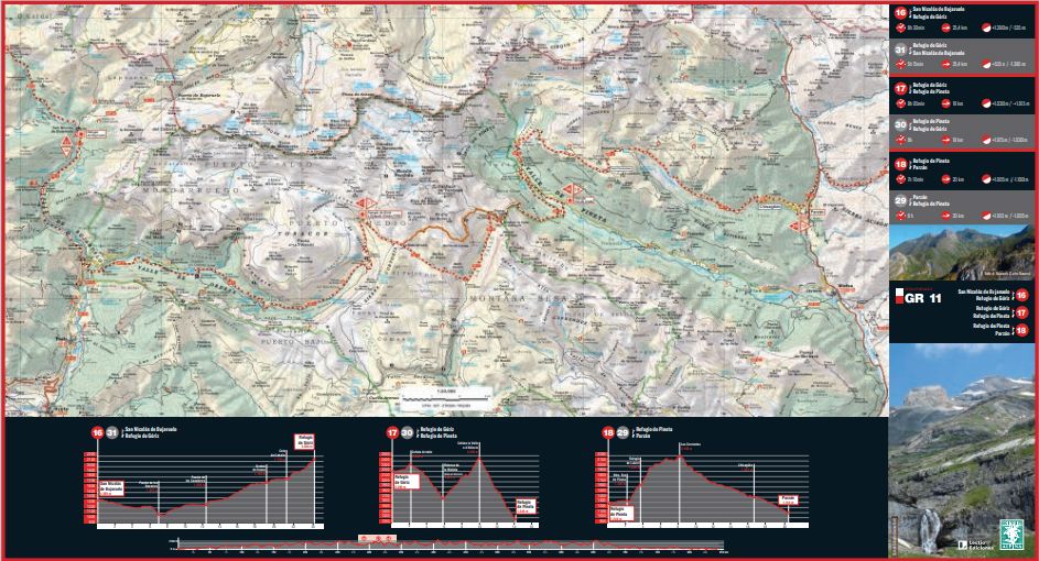 Carte de randonnée - Senda Pirenaica GR11, Cabo Higer-Cap de Creus (Catalogne) | Alpina carte pliée Editorial Alpina 