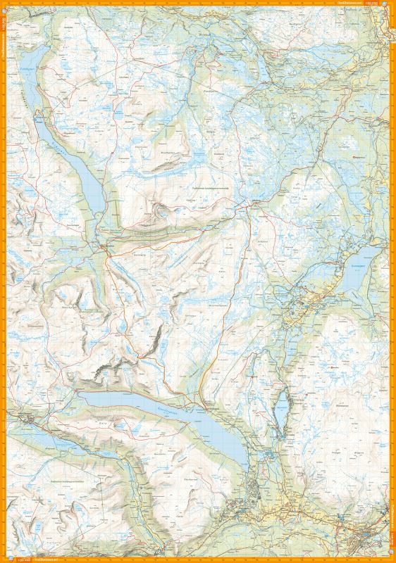Carte de randonnée - Trollheimen (Norvège) | Calazo - 1/50 000 carte pliée Calazo 