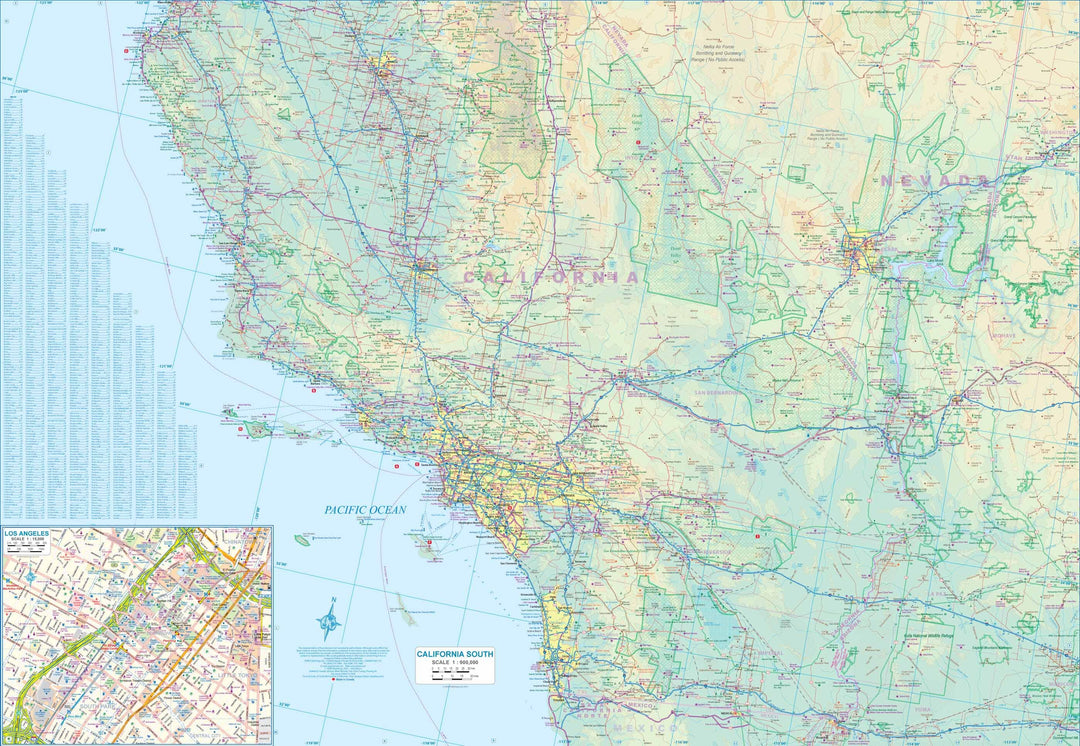 Carte de voyage - Californie | ITM carte pliée ITM 