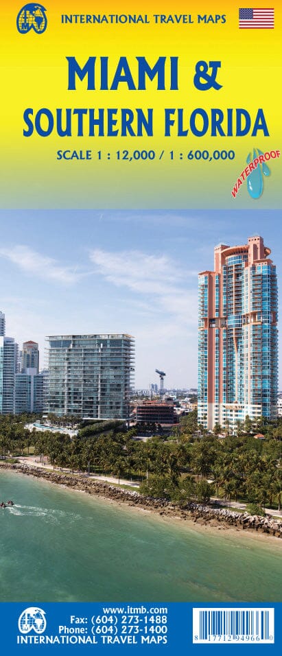 Carte de voyage - Floride Sud & Plan de Miami | ITM carte de voyage ITM 