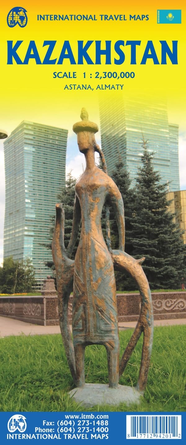 Carte de voyage - Kazakhstan | ITM carte de voyage ITM 