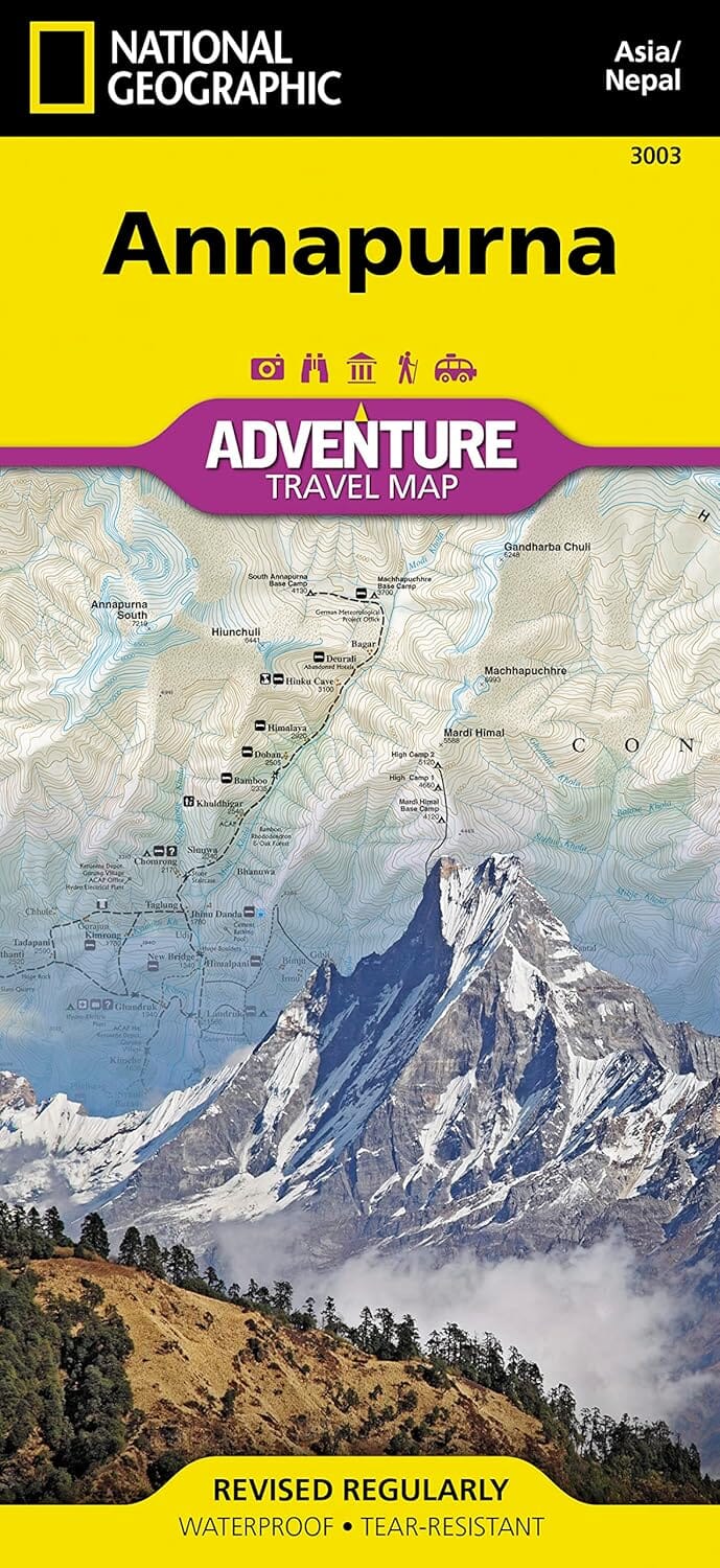 Carte de voyage n° 3003 - Annapurna (Népal) | National Geographic carte pliée National Geographic 