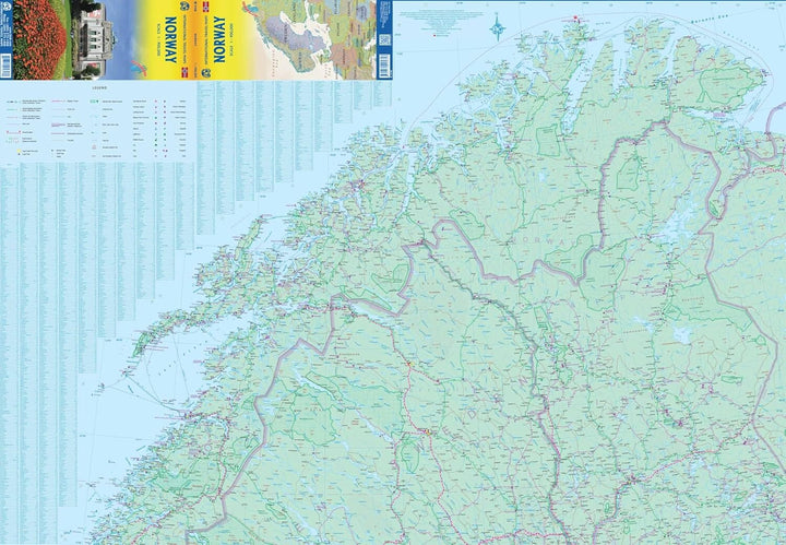 Carte de voyage - Norvège | ITM carte pliée ITM 