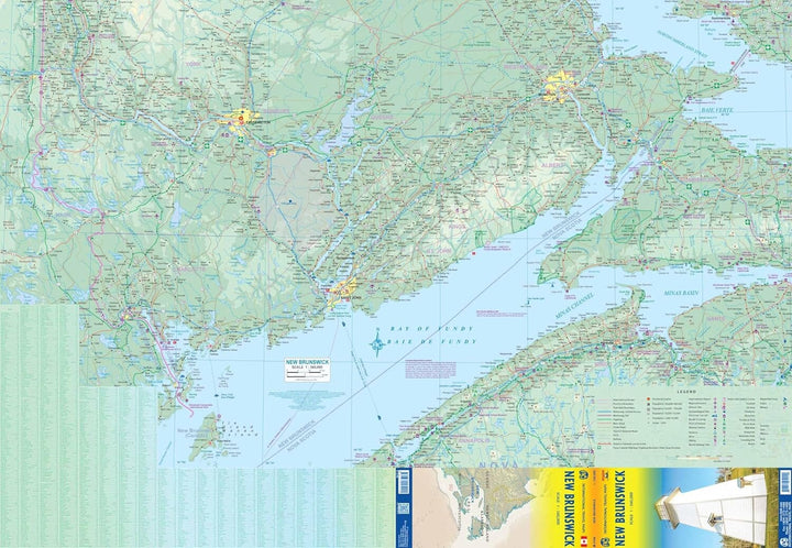 Carte de voyage - Nouveau-Brunswick (Canada) | ITM carte de voyage ITM 