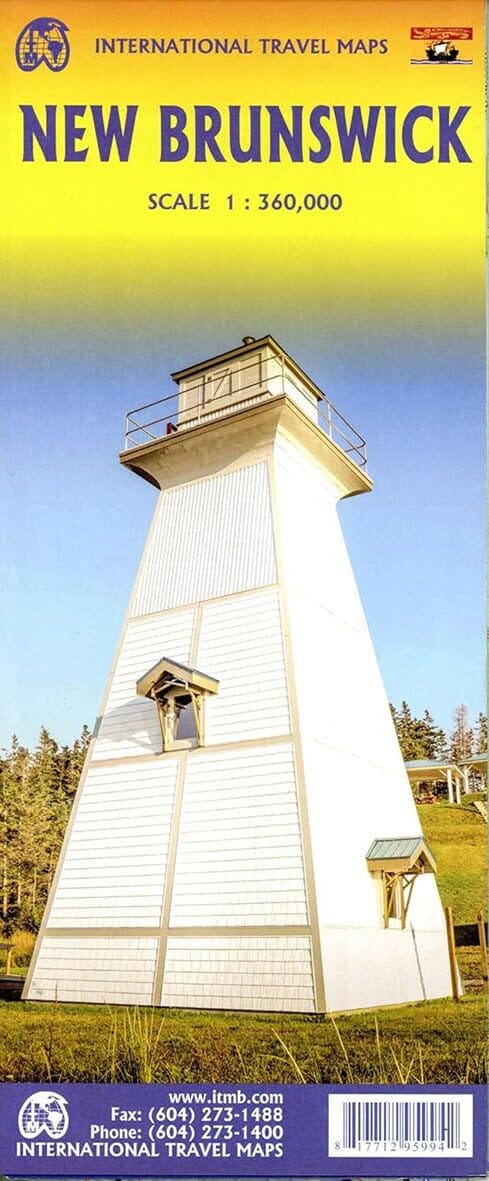 Carte de voyage - Nouveau-Brunswick (Canada) | ITM carte de voyage ITM 