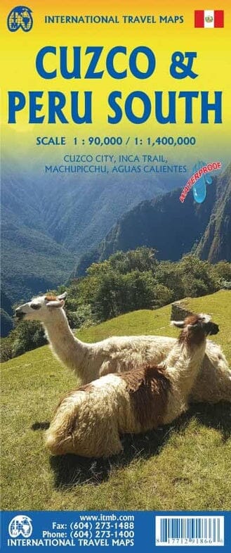 Carte de voyage - Pérou Sud & Plan de Cuzco | ITM carte pliée ITM 