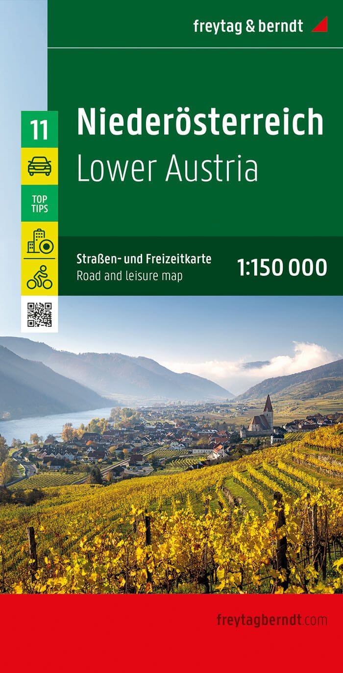 Carte détaillée - Basse-Autriche | Freytag & Berndt carte pliée Freytag & Berndt 