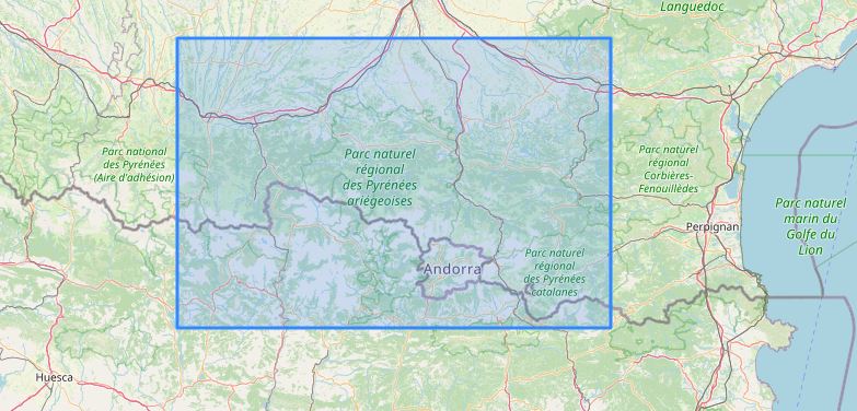 Carte murale en relief - Ariège - 61 cm x 41 cm | 3D Map carte relief 3D Map 