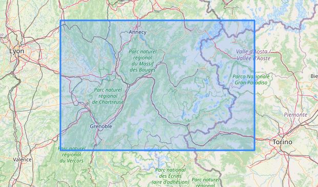 Carte murale en relief - La Savoie - 61 cm x 41 cm | 3D Map carte relief 3D Map 