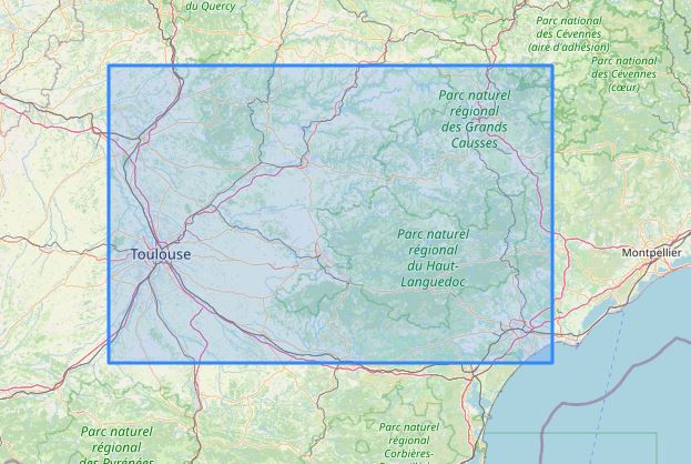 Carte murale en relief - Le Tarn - 61 cm x 41 cm | 3D Map carte relief 3D Map 