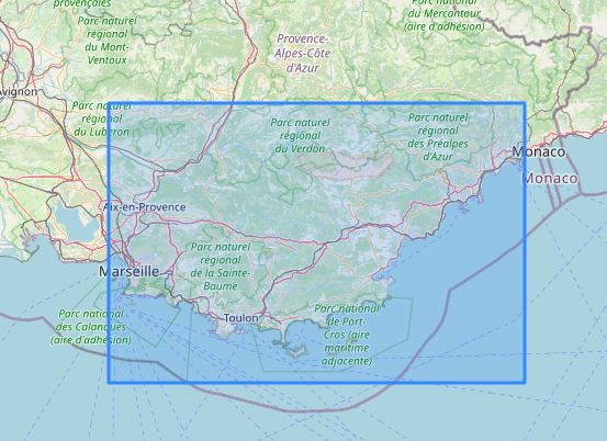 Carte murale en relief - Le Var - 61 cm x 41 cm | 3D Map carte relief 3D Map 